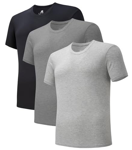 DAVID ARCHY Unterhemd Herren Atmungsaktive Tshirt Herren Slim fit Weich Kurzarm Shirt Basic Tshirt Herren,3er Pack DAVID ARCHY Unterhemd Herren Atmungsaktive Tshirt Herren Slim fit Weich Kurzarm Shirt Basic Tshirt Herren,3er Pack von DAVID ARCHY