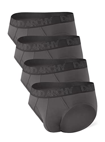 DAVID ARCHY 4er Pack Herren Slip Männer Slips Stretcken Unterwäsche Weich Ohne Etikett,aus Bambus von DAVID ARCHY