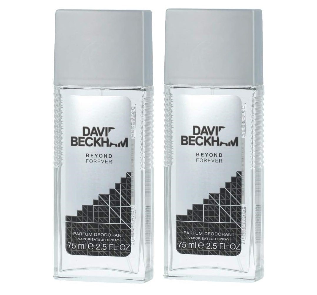 DAVID BECKHAM Duft-Set Beyond Forever Parfum Spray Deodorant Herren 75ml -, 2-tlg., Herrenduft Duftspray Männerduft Duft Geschenk frischer Duft Parfüm von DAVID BECKHAM