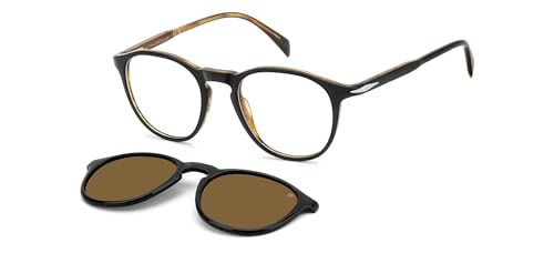 DAVID BECKHAM Unisex Adulto DB 1018/C Gafas, Black Striped Brown, ESTANDAR von DAVID BECKHAM