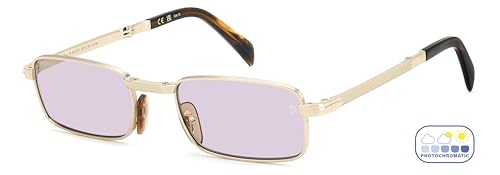 DAVID BECKHAM Unisex Adulto DB 99/Origami Gafas, Gold Brown Horn, ESTANDAR von DAVID BECKHAM