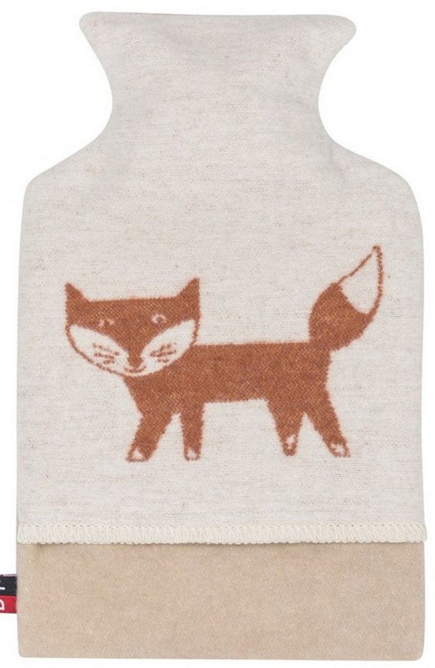 DAVID FUSSENEGGER Wärmflasche David Fussenegger Wärmflasche Juwel 'Fuchs' 0,8 L 18 x 28 cm Rohweiß von DAVID FUSSENEGGER