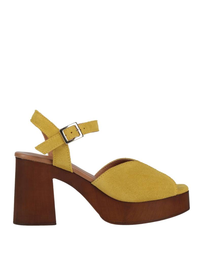 DAVID HARON Sandale Damen Gelb von DAVID HARON