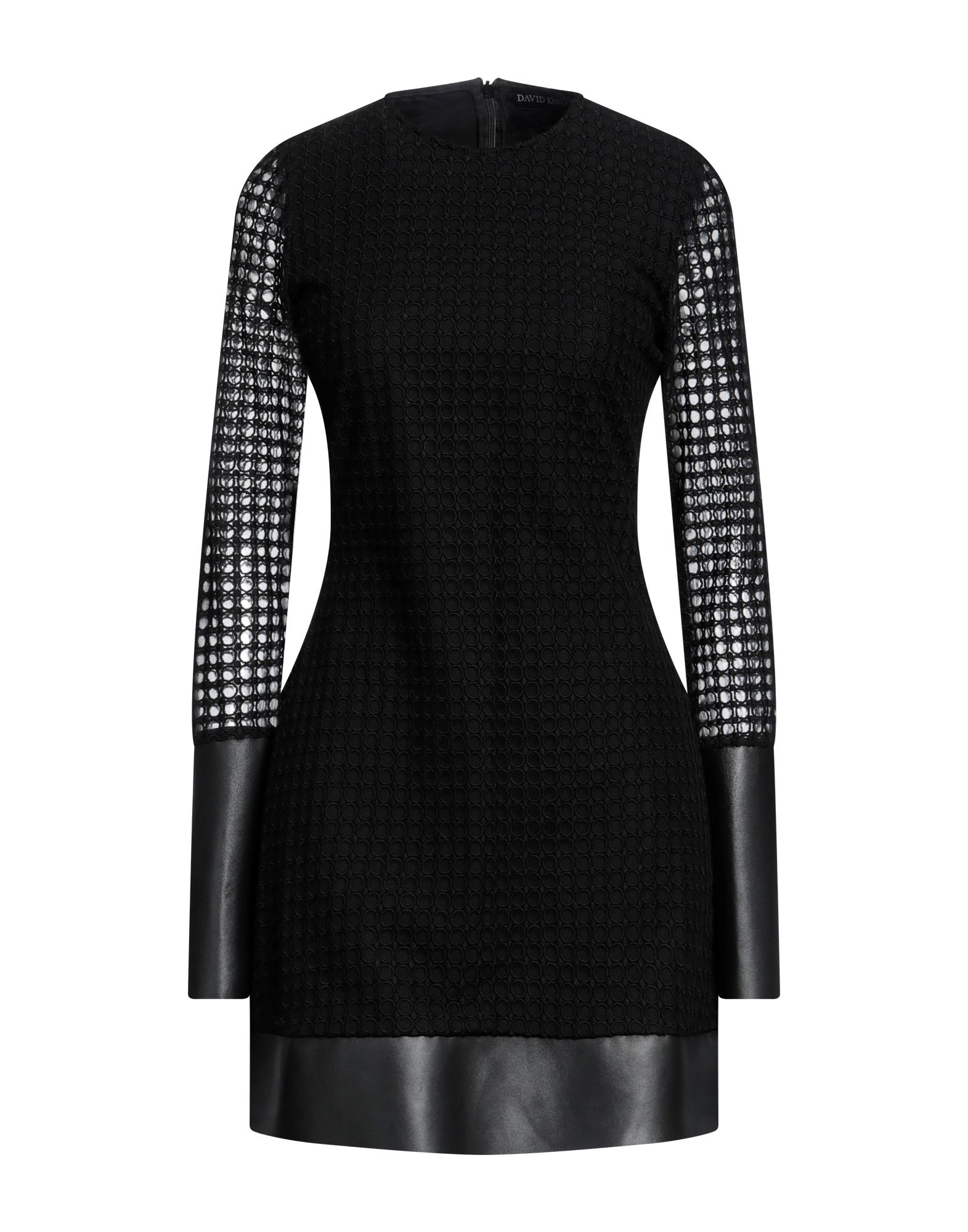 DAVID KOMA Mini-kleid Damen Schwarz von DAVID KOMA