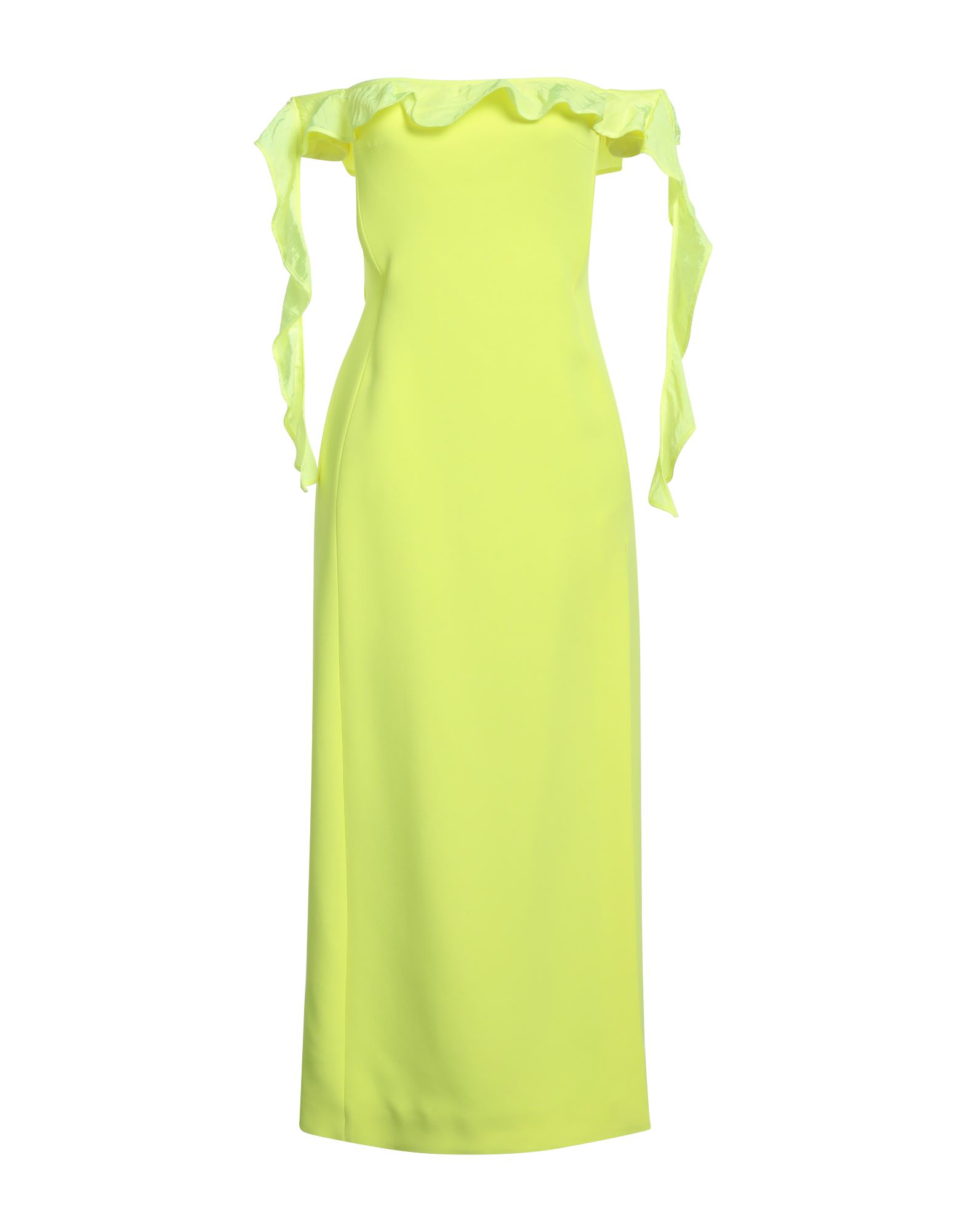 DAVID KOMA Midi-kleid Damen Gelb von DAVID KOMA