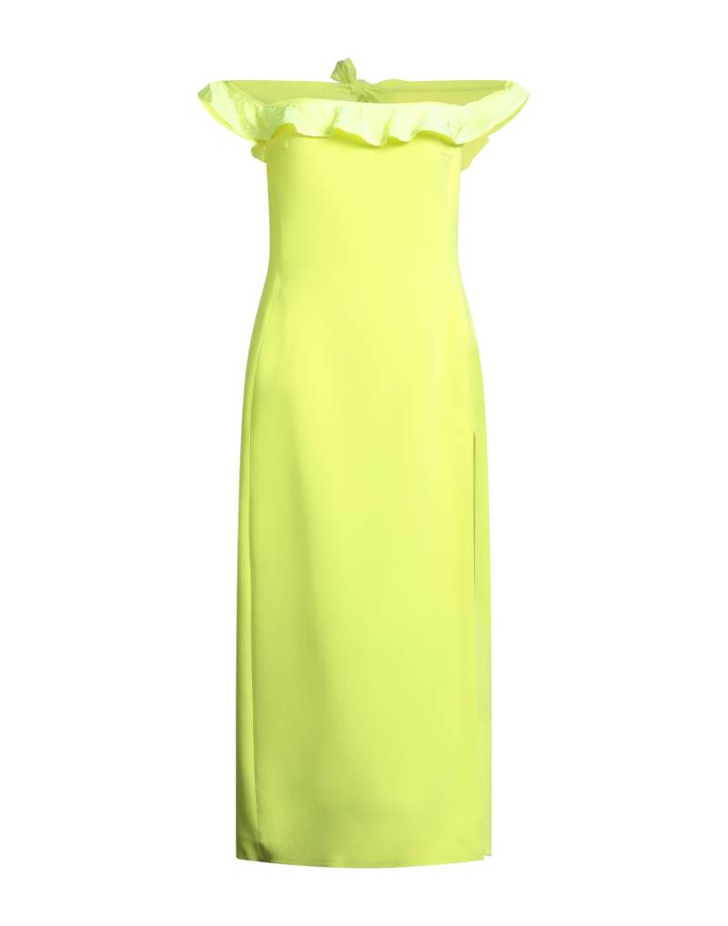 DAVID KOMA Midi-kleid Damen Gelb von DAVID KOMA