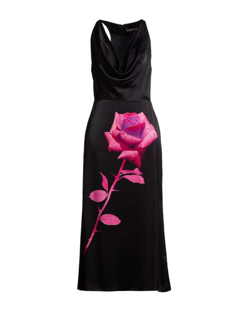 DAVID KOMA Midi-kleid Damen Schwarz von DAVID KOMA