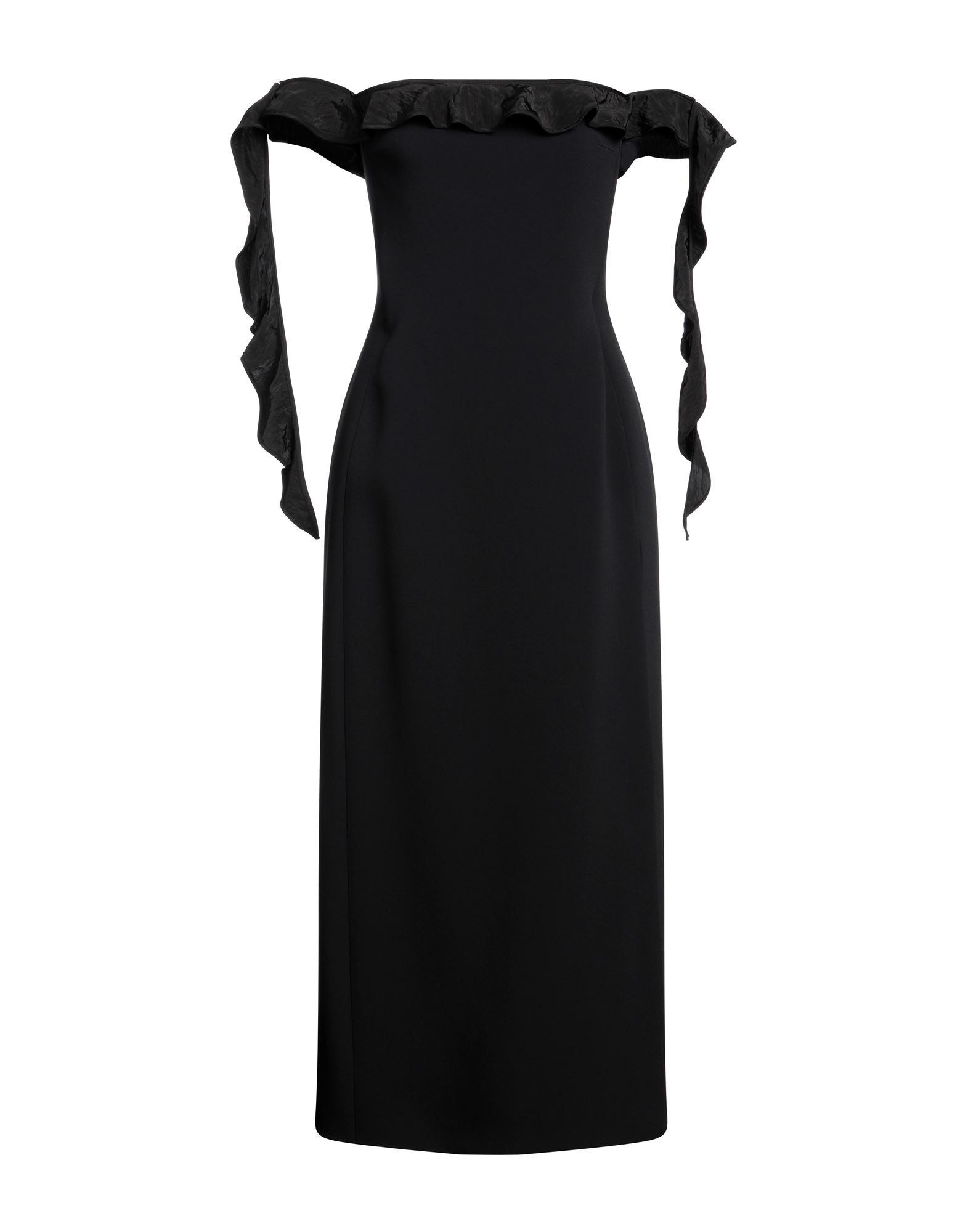 DAVID KOMA Midi-kleid Damen Schwarz von DAVID KOMA