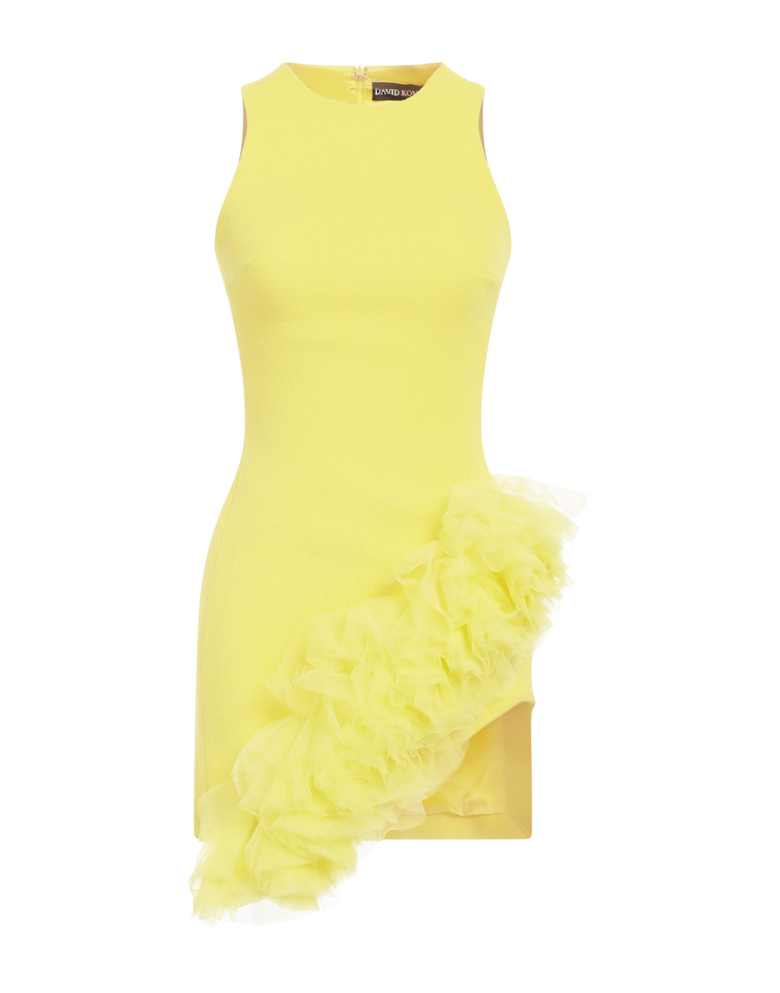 DAVID KOMA Mini-kleid Damen Gelb von DAVID KOMA