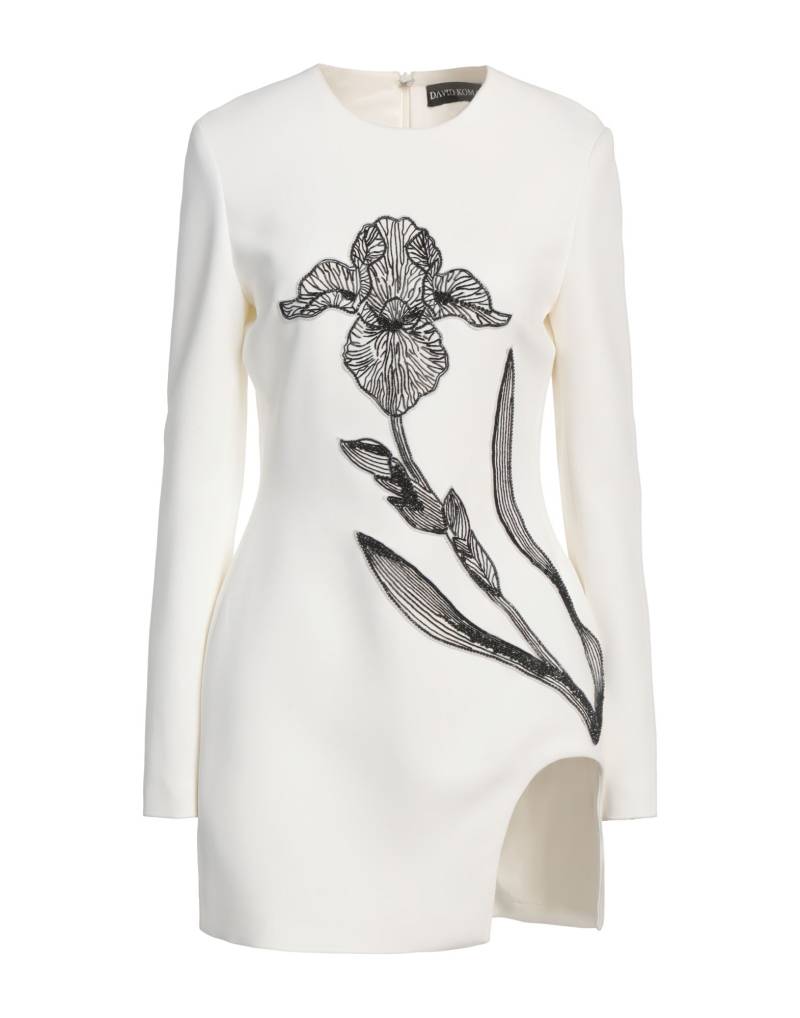 DAVID KOMA Mini-kleid Damen Off white von DAVID KOMA
