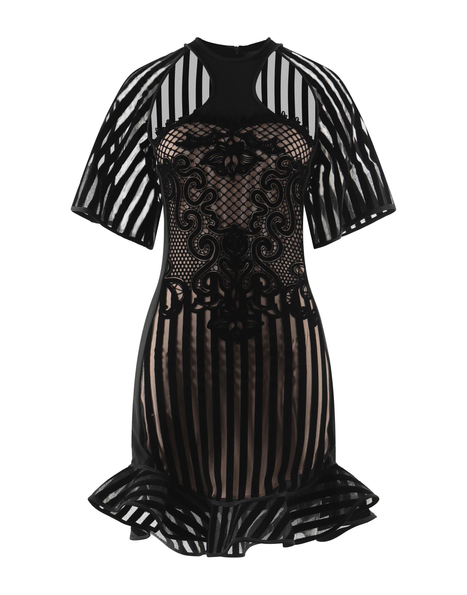 DAVID KOMA Mini-kleid Damen Schwarz von DAVID KOMA