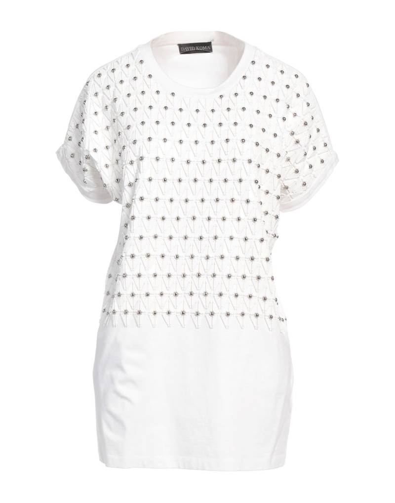 DAVID KOMA Mini-kleid Damen Weiß von DAVID KOMA