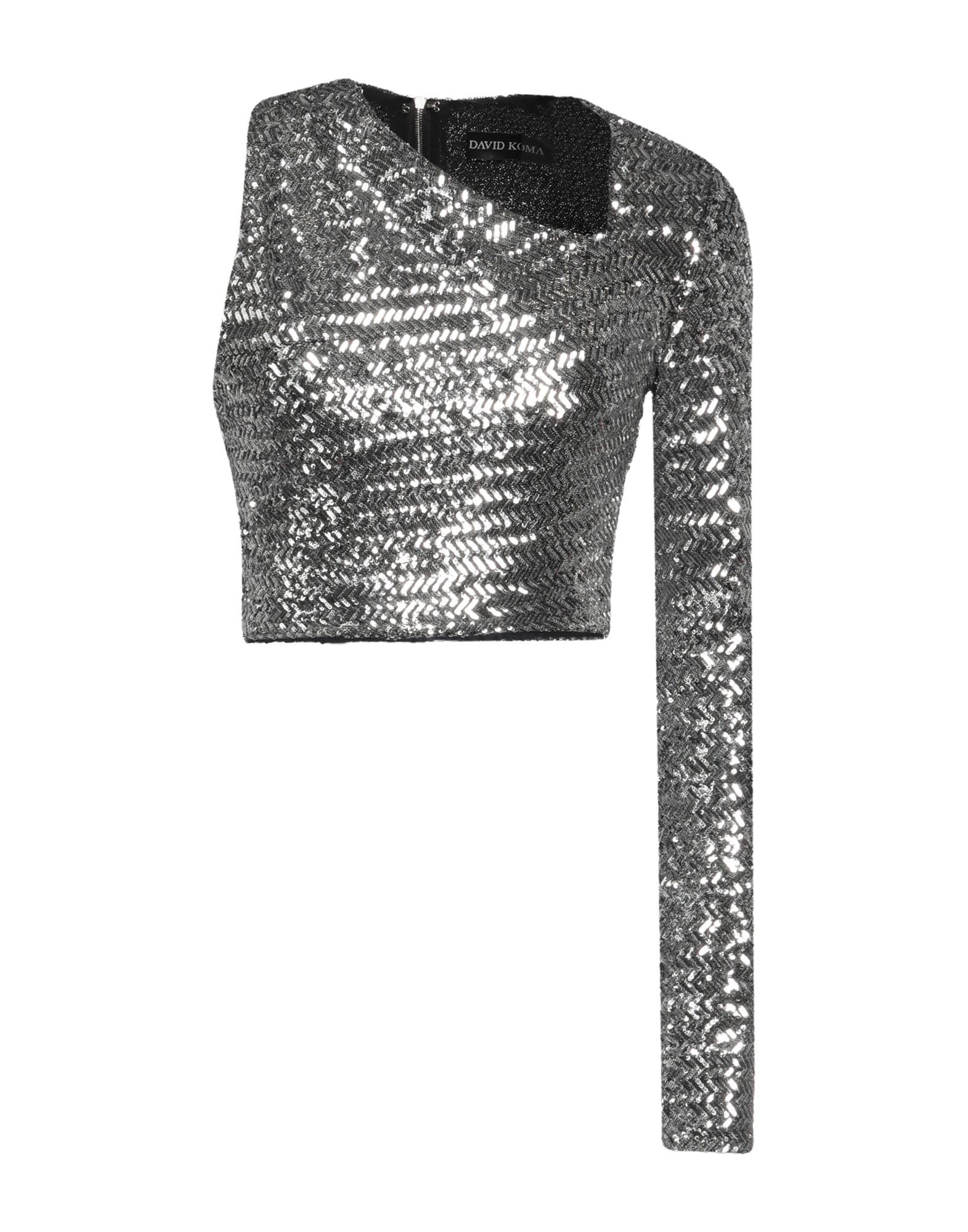 DAVID KOMA Top Damen Silber von DAVID KOMA