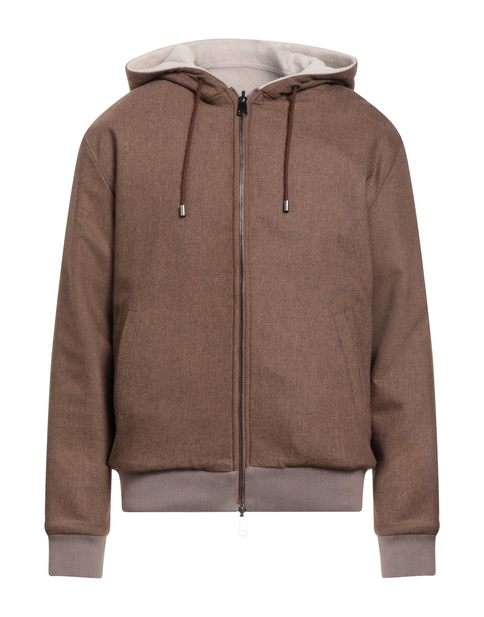 DAVIDE MONACHINO CASHMERE Jacke & Anorak Herren Hellbraun von DAVIDE MONACHINO CASHMERE