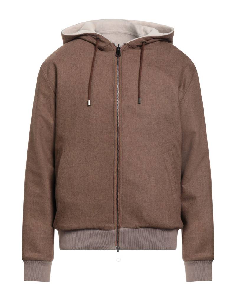 DAVIDE MONACHINO CASHMERE Jacke & Anorak Herren Hellbraun von DAVIDE MONACHINO CASHMERE