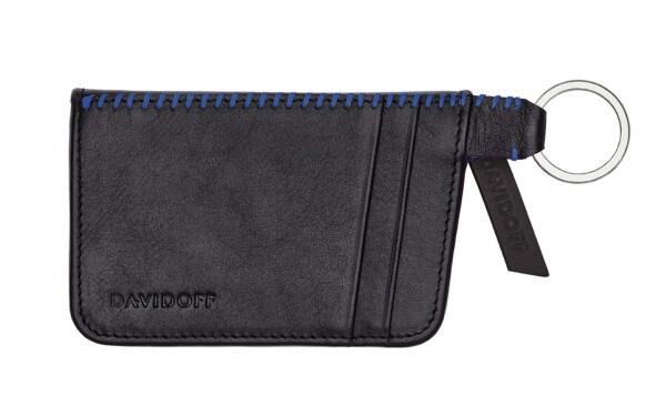 DAVIDOFF - DAVIDOFF Geldbörse / Kreditkartenetui Home Run Schwarz / Blau 23591 von DAVIDOFF