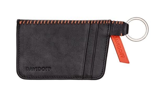 DAVIDOFF - DAVIDOFF Geldbörse / Kreditkartenetui Home Run Schwarz / Orange 23593 von DAVIDOFF