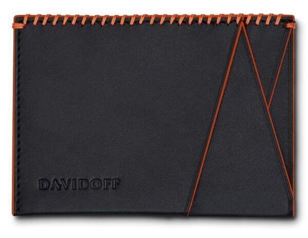 DAVIDOFF - DAVIDOFF Kreditkartenetui Home Run Schwarz / Orange 23493 von DAVIDOFF
