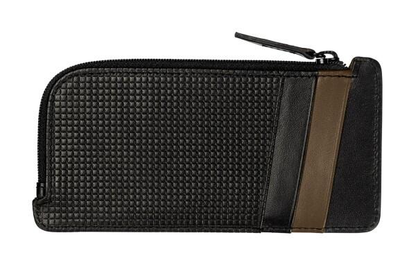 DAVIDOFF - DAVIDOFF Kreditkartenetui Paris Schwarz / Braun 23439 von DAVIDOFF