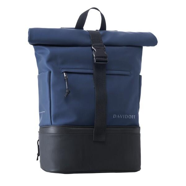 DAVIDOFF - DAVIDOFF Rolltop Rucksack, Dunkelblau von DAVIDOFF