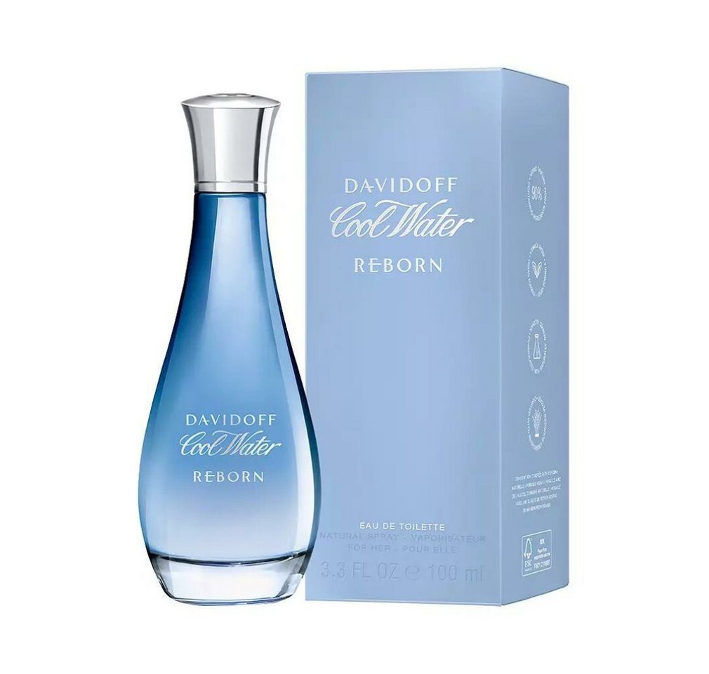 DAVIDOFF Eau de Toilette COOL WATER WOMAN REBORN eau de toilette spray 100ml DAVIDOFF Eau de Toilette COOL WATER WOMAN REBORN eau de toilette spray 100ml von DAVIDOFF