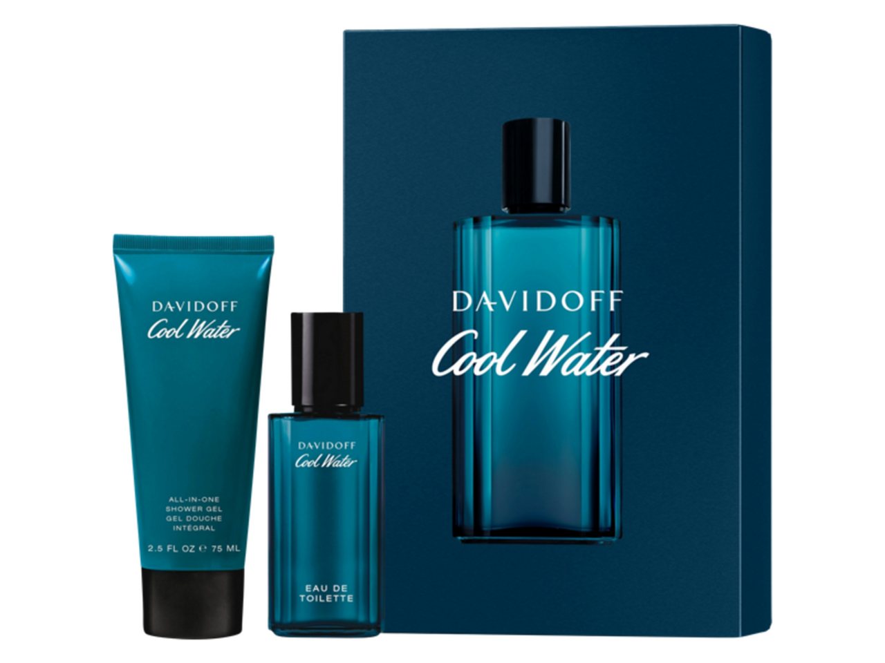 DAVIDOFF Eau de Toilette Cool Water Set E.d.T. Nat. Spray 40 ml + Shower Gel 75 ml von DAVIDOFF