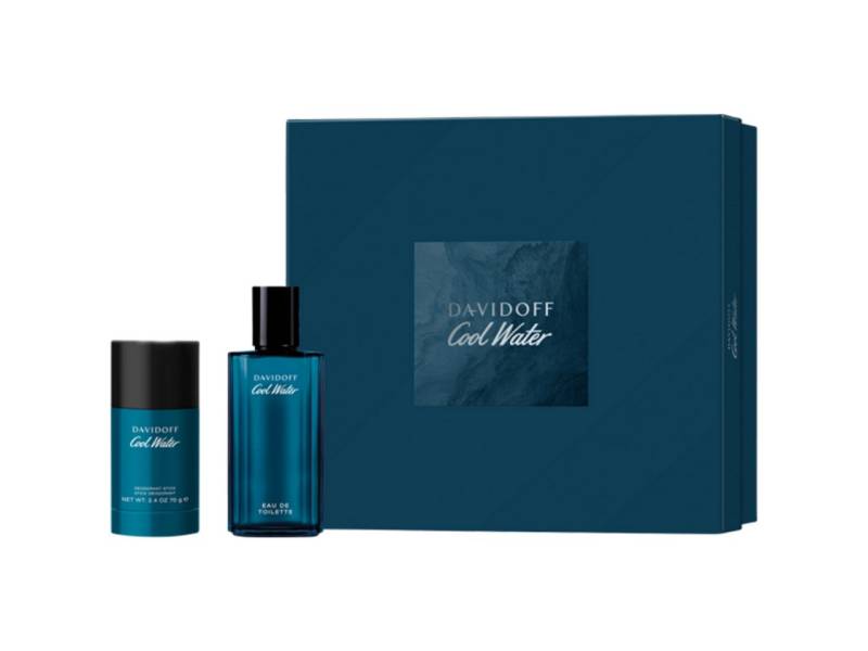 DAVIDOFF Eau de Toilette Cool Water Set E.d.T. Nat. Spray 75 ml + Deodorant Stick 75 ml von DAVIDOFF