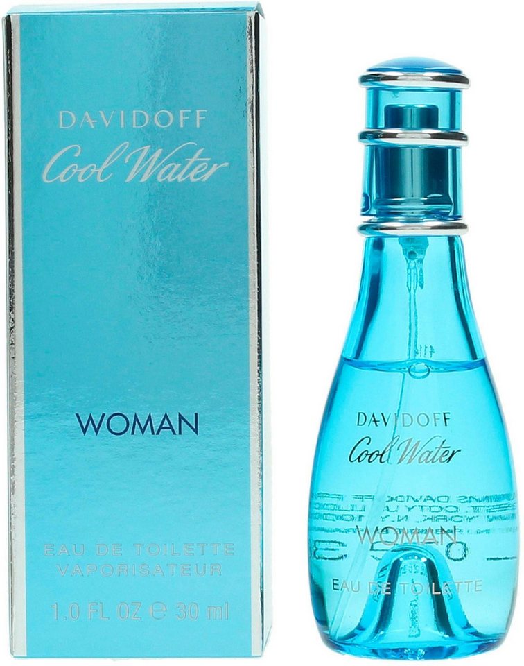 DAVIDOFF Eau de Toilette Cool Water Woman, Glasflakon, Parfüm EDT, Damenduft von DAVIDOFF