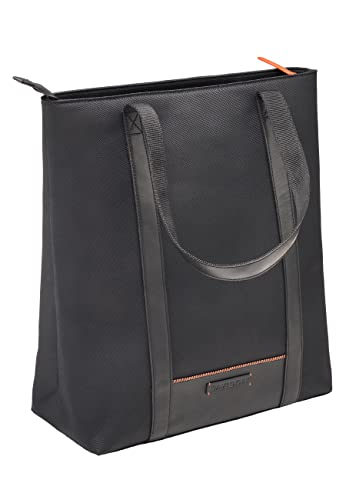 Davidoff HOME RUN Herren Shopping Bag Schwarz – moderne Schultertasche aus veganem Material – hochwertiger Shopper mit Reißverschluss von Davidoff