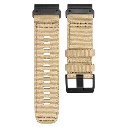 DAVNO 22 x 26 mm Canvas-Armband für Garmin Epix Gen 2 Smartwatch, Armband Fenix 7X 7 Pro 6X 6Pro 5 5X Plus Enduro 2 Schnellverschluss-Armband, 22 mm, Achat von DAVNO