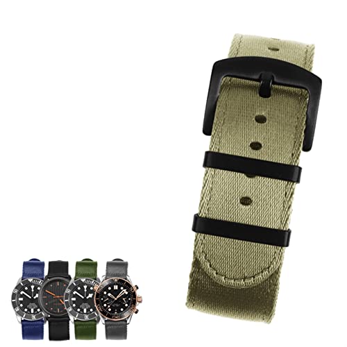 DAVNO Nato-Armband aus Nylon für Rox S-eiko-Armband, 20 mm, 22 mm, weiches Armband, 20 mm, Achat von DAVNO