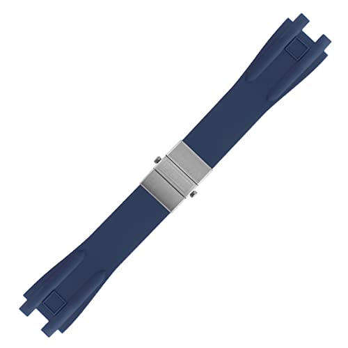 DAVNO Silikon-Gummi-Uhrenarmband für Ulysse Nardin, Outdoor-Sport, wasserdichtes Armband, Ersatzarmband, Uhrenzubehörteile, 26 mm, Achat von DAVNO