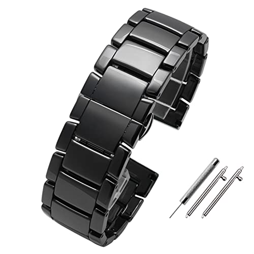 DAVNO Smartwatch-Armband, 20 mm, 22 mm, Keramik-Armband für Samsung Gear S2, S3, S4, Ersatzband für Huawei Watch 2 Pro GT2 Magic Bands, 20 mm, Achat von DAVNO