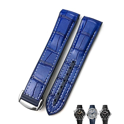 DAVNO Uhrenarmband aus Rindsleder, 20 mm, 22 mm, passend für Omega Seamaster Planet Ocean 600 GMT, orangefarbenes Uhrenarmband, 20mmGolden buckle, Achat DAVNO Uhrenarmband aus Rindsleder, 20 mm, 22 mm, passend für Omega Seamaster Planet Ocean 600 GMT, orangefarbenes Uhrenarmband, 20mmGolden buckle, Achat von DAVNO
