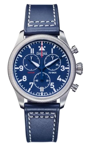 DAVOSA Aviator CHRON QUARTZ 16249945 Herrenarmbanduhr von DAVOSA