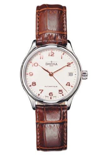 Davosa Damen-Armbanduhr Classic Automatic Analog Automatik Leder Braun 16618866 Davosa Damen-Armbanduhr Classic Automatic Analog Automatik Leder Braun 16618866 von DAVOSA