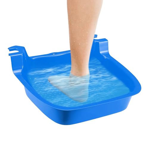 DAWCBVJQ 41x40.5x13cm Pool Fußbadewanne pp Großes Fußwanne fußbad pool Schwimmbäder Fußreinigung Tragbare Fußwanne Für Pools Zum Einweichen Duschen Für Senioren Kinder Terrasse von DAWCBVJQ