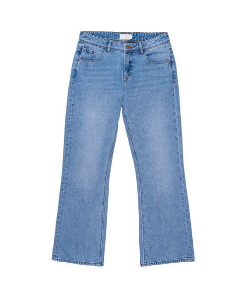 DAWN SKY Flared Leg Pants - 5 Pockets - Biobaumwolle - von DAWN