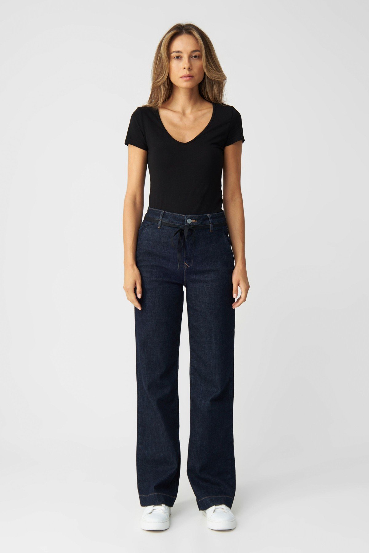 Jeans Dew Flared French Pocket Raw Blue Jeans Dew Flared French Pocket Raw Blue von DAWN