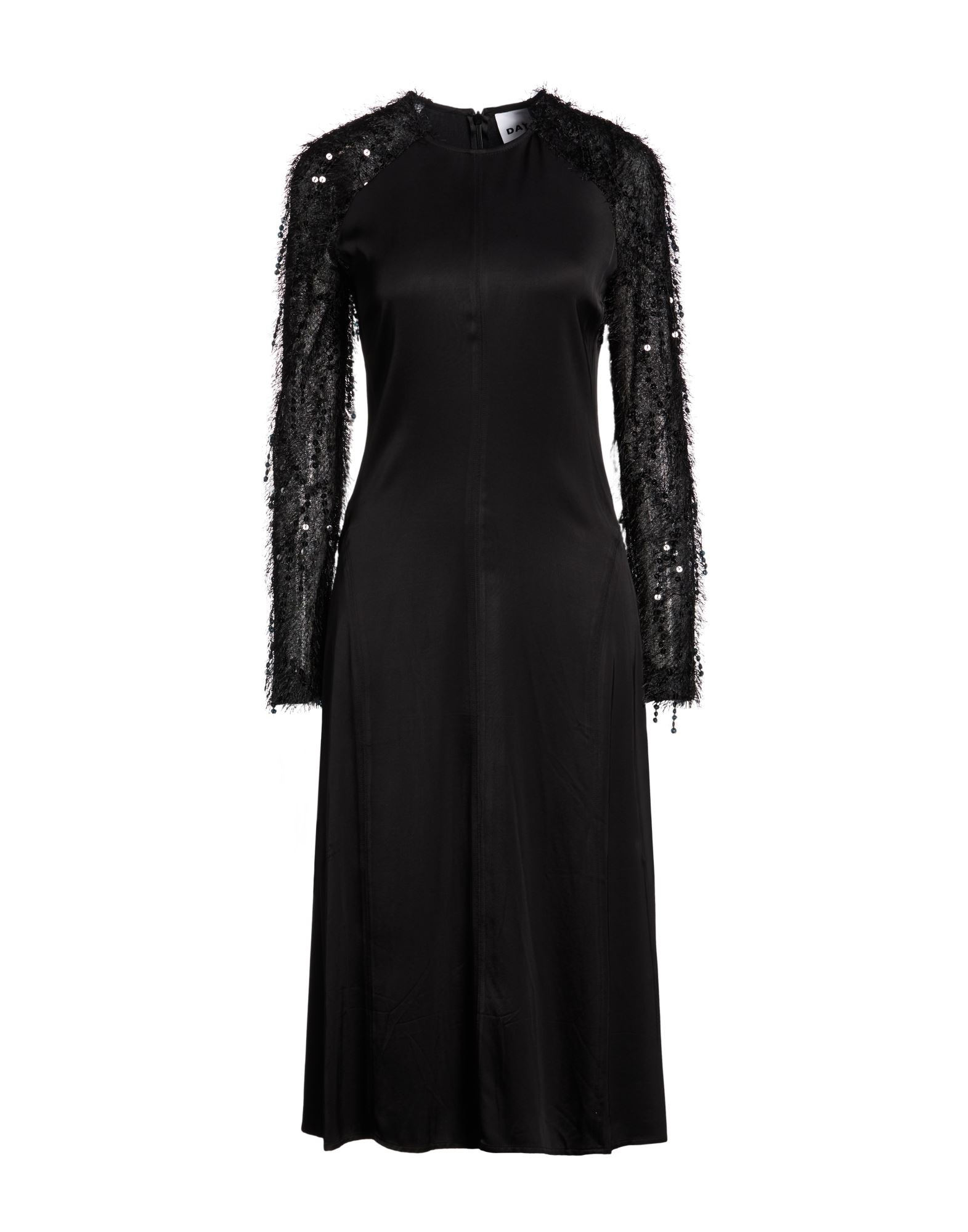 DAY BIRGER ET MIKKELSEN Midi-kleid Damen Schwarz von DAY BIRGER ET MIKKELSEN