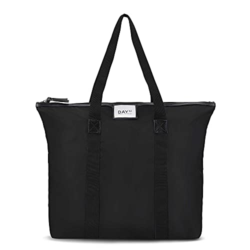 DAY ET | Gweneth Bag | Praktische & Handy Schultertasche | Schwarz | Dänisches Design | 100% Nylon | Große Tasche Damen | Shopper Damen Groß | Unisex | Tragetasche | Sport von DAY Ét