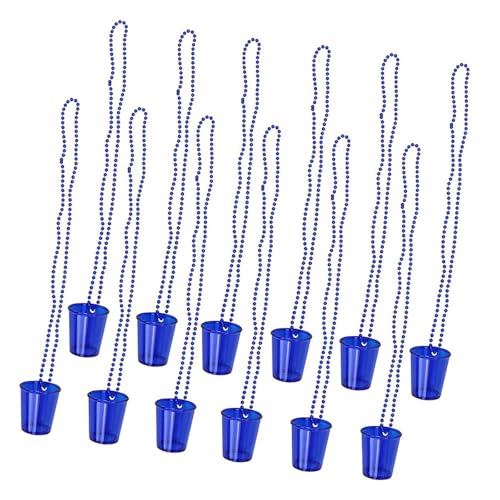DAYLIGHE 12pcs Oktoberfest Perlen Halsketten Bier Becher Perlen Halsketten Schnapsgläser Auf Perlen Halskette Oktoberfest Party Vorräte von DAYLIGHE