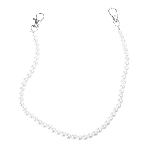 DAYLIGHE Einfache Nachahmung Perle Taillenkette Mann Vintage Metall Perlen Kette Jeans Schlüssel Brieftasche Mädchen Mode Schmuckgeschenk Jeansketten von DAYLIGHE