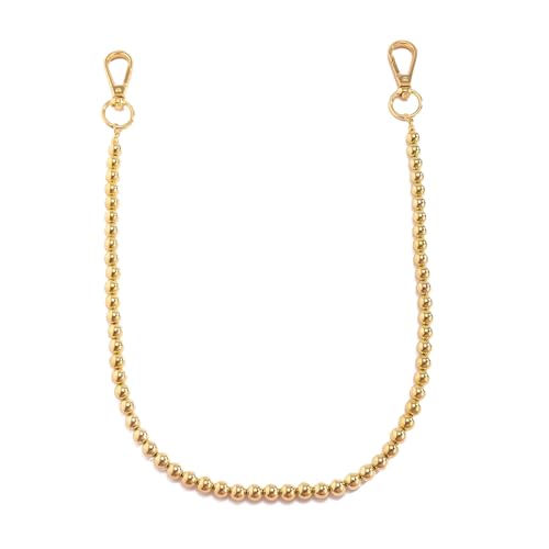 DAYLIGHE Einfache Nachahmung Perle Taillenkette Mann Vintage Metall Perlen Kette Jeans Schlüssel Brieftasche Mädchen Mode Schmuckgeschenk Jeansketten von DAYLIGHE