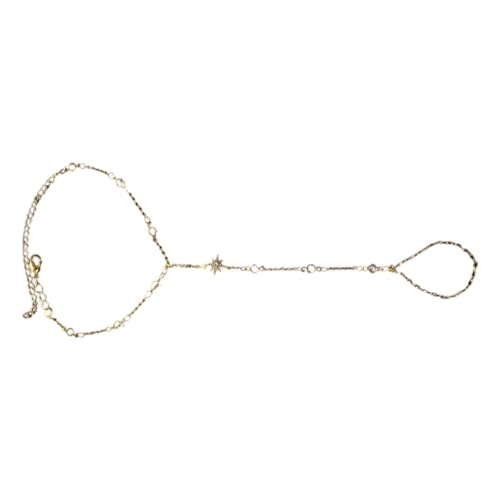 DAYLIGHE Verstellbare Fingerdekoration Armband Glitzern Strassstern Star Charme Handketten Schmuck Sondergeschenke Für Frauen von DAYLIGHE