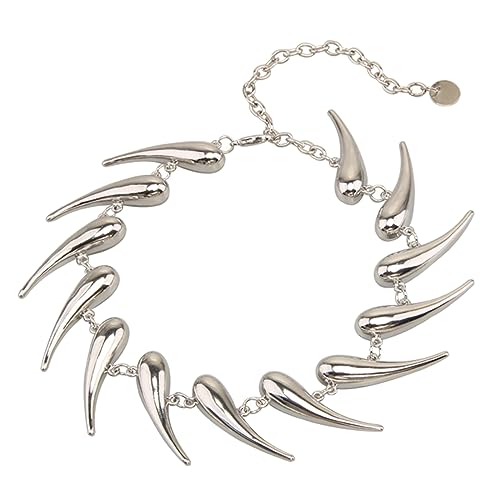 DAYLIGHE Wassertropfen Ästhetische Halskette Metall Pfeffer Schlüsselbein Kette Mädchen O Neck Kette Hochzeit Schmuckparty Geburtstag Geschenk DAYLIGHE Wassertropfen Ästhetische Halskette Metall Pfeffer Schlüsselbein Kette Mädchen O Neck Kette Hochzeit Schmuckparty Geburtstag Geschenk von DAYLIGHE