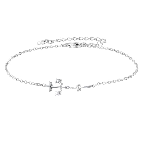 DAYLINLOVE Anwalt Geschenke Armband 925er Sterling Silber Waage der Gerechtigkeit Armbänder Rechtsanwalt Abschluss Schmuckgeschenke für Damen Frauen Mädchen Jurastudenten Rechtsanwalt Richter von DAYLINLOVE