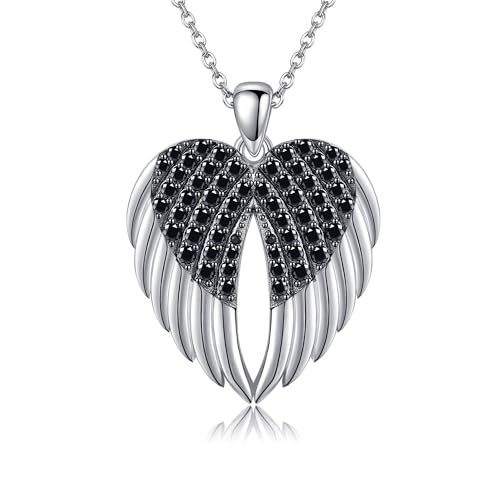 DAYLINLOVE Engel Flügel Halskette 925 Sterling Silber Winkel Flügel Anhänger Schmuck Geschenke für Frauen Mutter DAYLINLOVE Engel Flügel Halskette 925 Sterling Silber Winkel Flügel Anhänger Schmuck Geschenke für Frauen Mutter von DAYLINLOVE