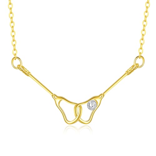 DAYLINLOVE Lacrosse-Halskette S925 Sterlingsilber Lacrosse-Schläger-Anhänger Halsketten Sportschmuck Geschenke für Frauen Mutter Ehefrau von DAYLINLOVE