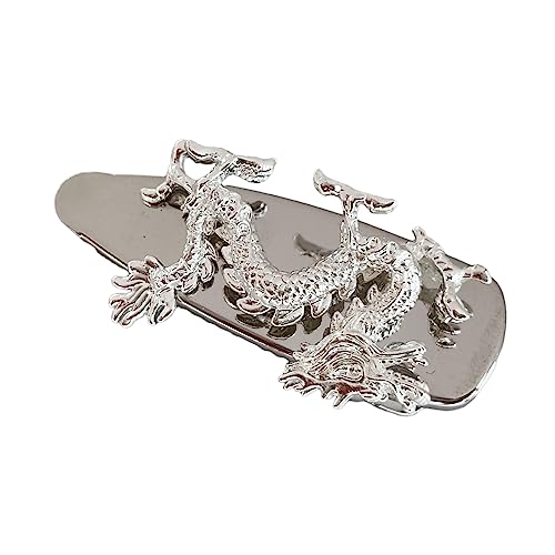 Chinesische Loong Haarspange Haarspange Y2K Stil Ornamente Pony Clip Haarnadel für Frauen Mädchen Kopfbedeckung Zubehör von DAYnagh